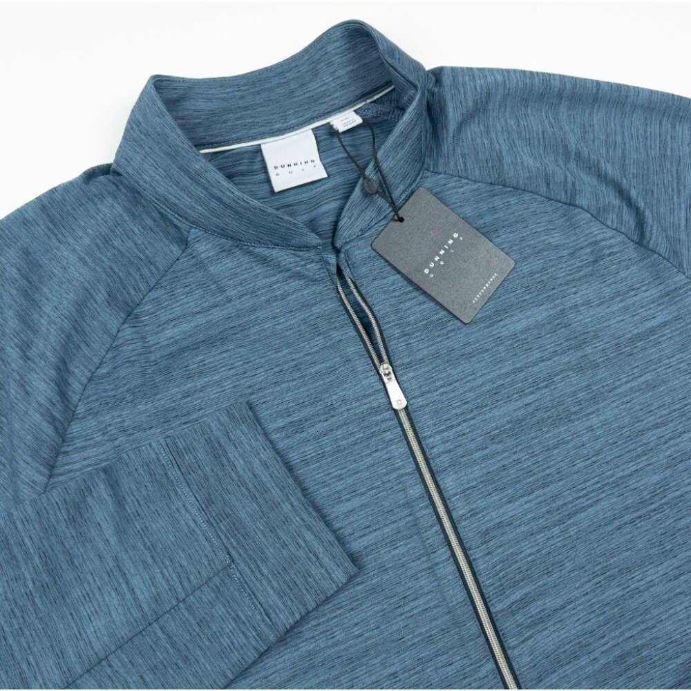 Dunning Golf Halo Golf Jacket Women's 2XL Blue Full Zip Performance Activewear